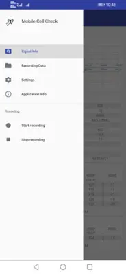 Mobile Cell Check android App screenshot 1